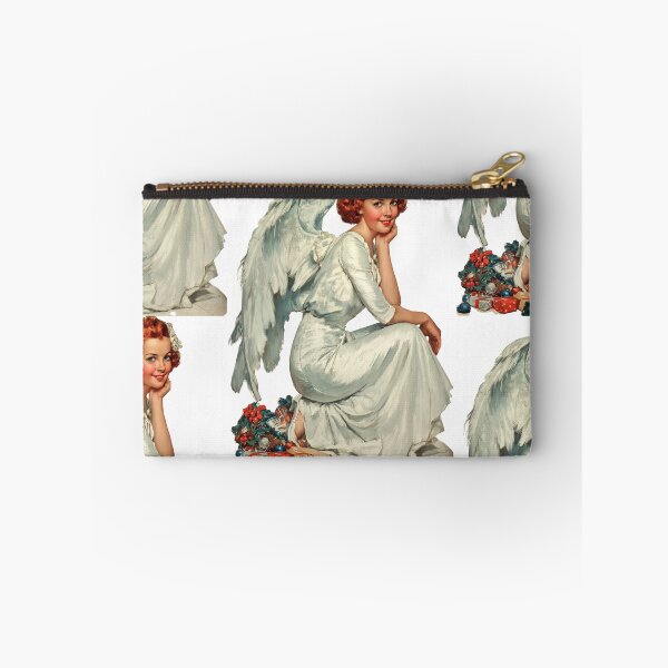Item preview, Retro Christmas angel card designed and sold by MendaciousMina.