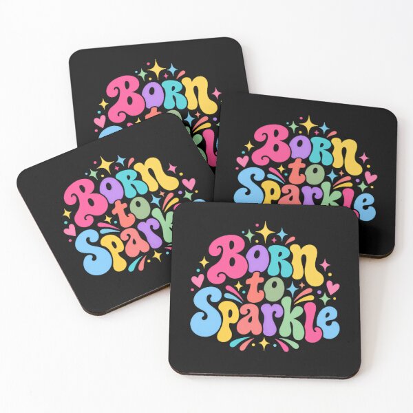 Item preview, Born To Sparkle Inspirational Positivity Confident Youth Women Gift designed and sold by RetroMini2026.