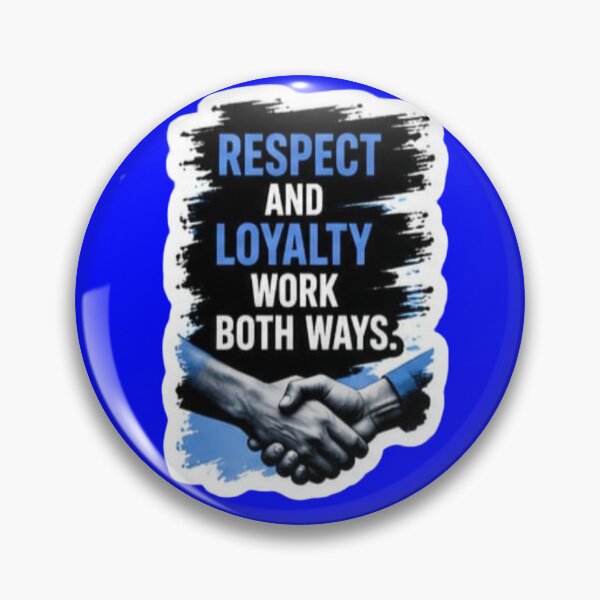 Item preview, Respect And Loyalty Work Both Ways Handshake Quote Sticker designed and sold by Scro-Ciob-Shop.