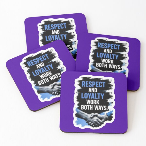 Item preview, Respect And Loyalty Work Both Ways Handshake Quote Sticker designed and sold by Scro-Ciob-Shop.