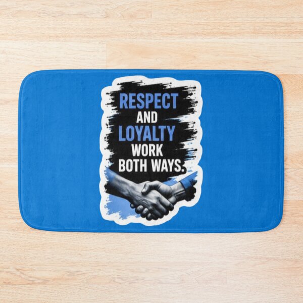 Item preview, Respect And Loyalty Work Both Ways Handshake Quote Sticker designed and sold by Scro-Ciob-Shop.