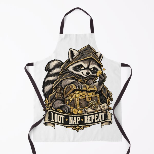 Item preview, Raccoon Rogue – Loot Nap Repeat designed and sold by Univers-shop.