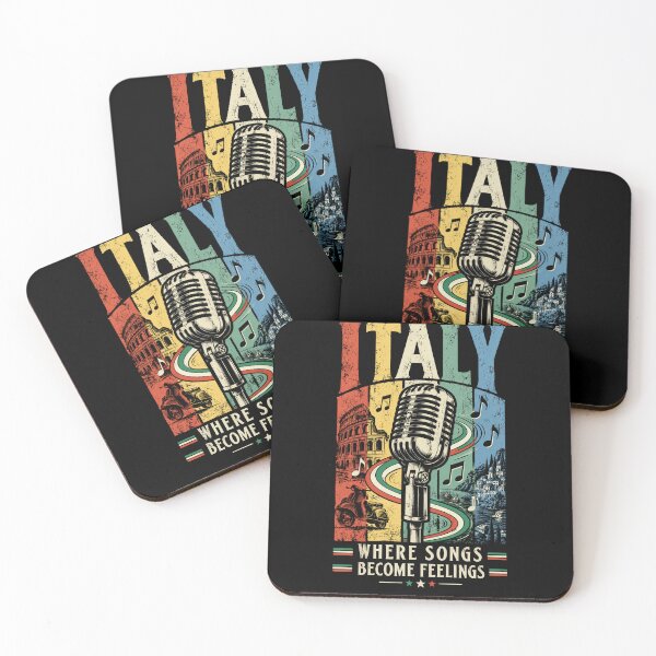 Item preview, Vintage Italian Music Design designed and sold by timiparkerart.