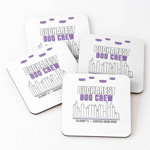 Item preview, Bucharest Boo Crew Halloween Skyline 2026 designed and sold by PeaksAndPrints.