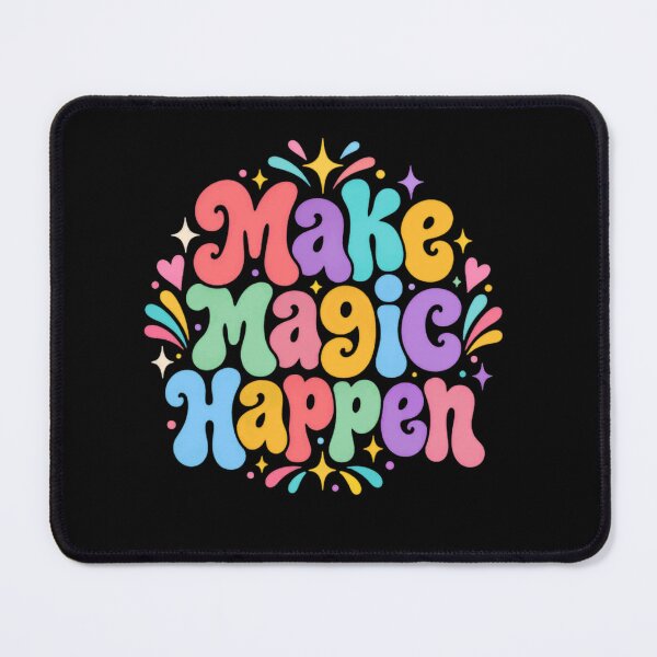 Item preview, Make Magic Happen Positive Motivation Inspiration Manifestation designed and sold by RetroMini2026.
