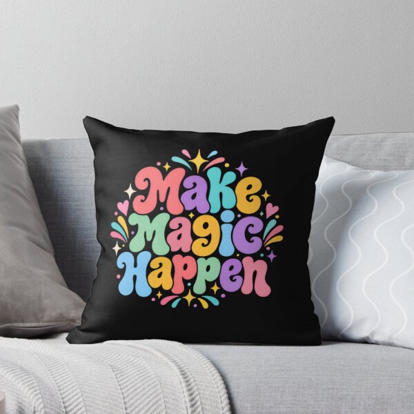 Item preview, Make Magic Happen Positive Motivation Inspiration Manifestation designed and sold by RetroMini2026.