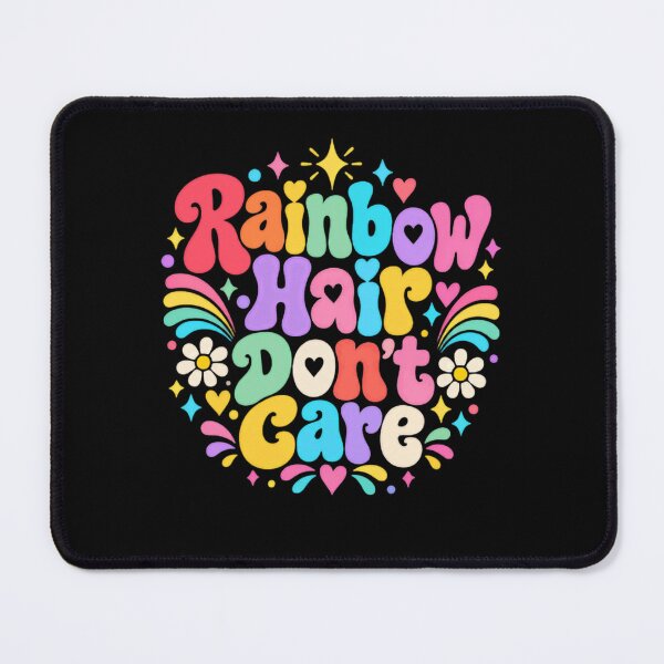Item preview, Rainbow Hair Don't Care Colorful Hairstyle Lover Confidence designed and sold by JonesFlora2025.