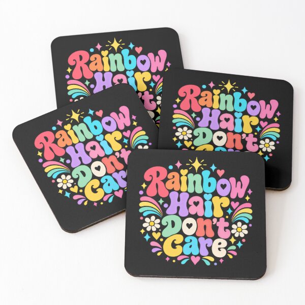 Item preview, Rainbow Hair Don't Care Colorful Hairstyle Lover Confidence designed and sold by JonesFlora2025.