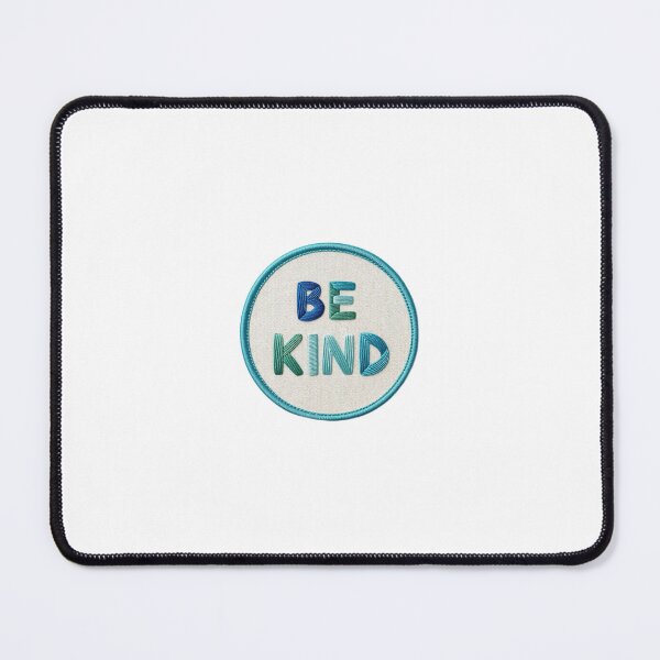 Item preview, Be Kind Embroidered Iron On Patch – Bold Typography Design designed and sold by Peecoo.