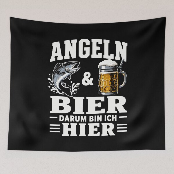 Item preview, Fishing and beer, angler humor, fish designed and sold by Loona97.