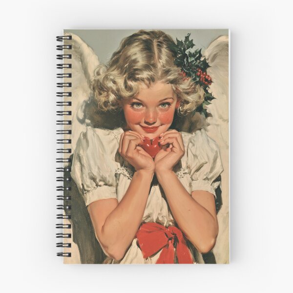 Item preview, Retro Christmas angel card designed and sold by MendaciousMina.