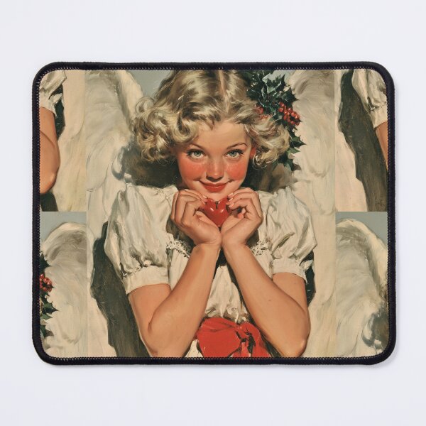 Item preview, Retro Christmas angel card designed and sold by MendaciousMina.