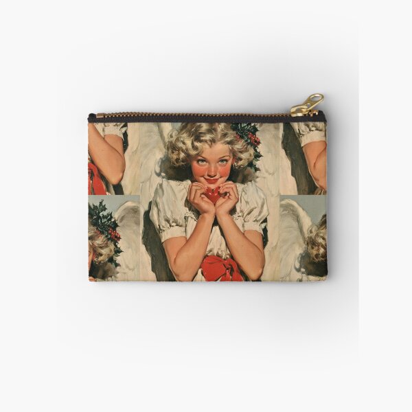 Item preview, Retro Christmas angel card designed and sold by MendaciousMina.