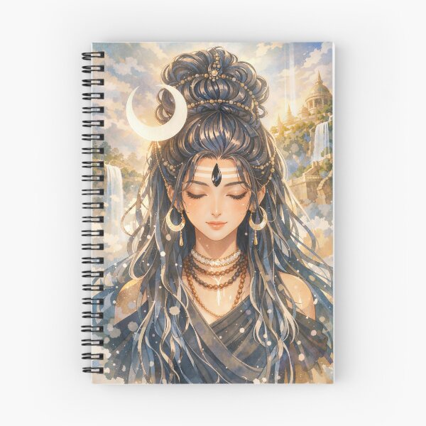Item preview, She Who Bears the Crescent Moon of Shiva designed and sold by FriskyLemur.