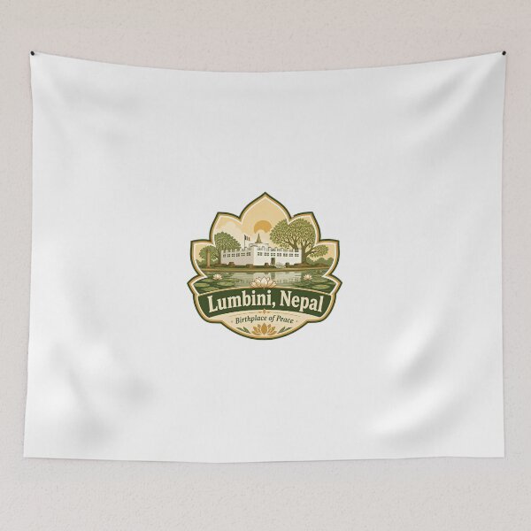 Item preview, Lumbini, Nepal Birthplace Of Peace Buddhist Pilgrim Travel Souvenir designed and sold by Simsimah26Parks.