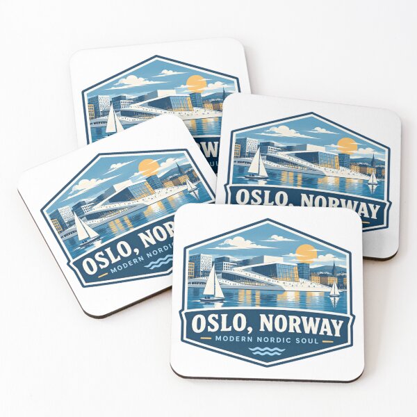Item preview, Oslo, Norway Modern Nordic Soul Scandinavian Travel Souvenir designed and sold by Simsimah26Parks.