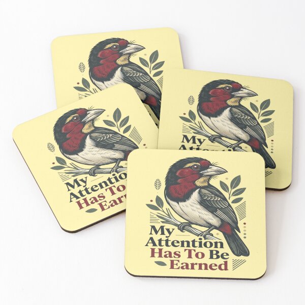 Item preview, Bearded Barbet - My Attention Has To Be Earned designed and sold by Max Store.