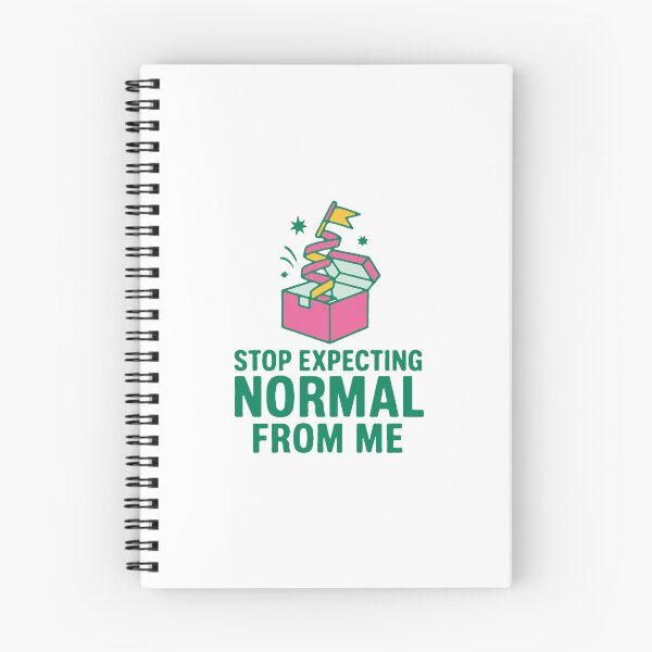 Item preview, Stop expecting normal from me - funny quirky sarcastic gift designed and sold by GagShots.