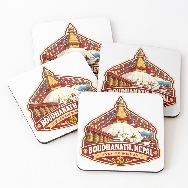 Item preview, Boudhanath, Nepal Eyes Of Wisdom Buddhist Travel Landmark designed and sold by Simsimah26Parks.