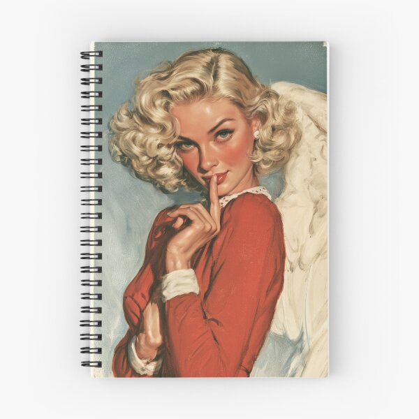 Item preview, Retro Christmas angel card designed and sold by MendaciousMina.