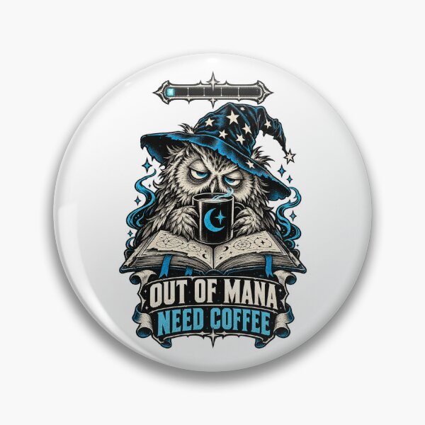 Item preview, Hibou mage – Plus de mana designed and sold by Univers-shop.
