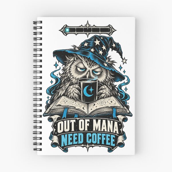 Item preview, Hibou mage – Plus de mana designed and sold by Univers-shop.