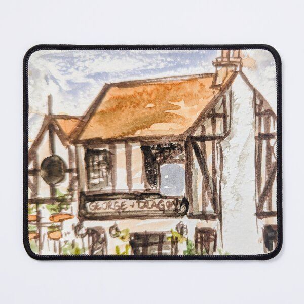Item preview, Downe village pub in watercolour designed and sold by Art-By-Rosalind.