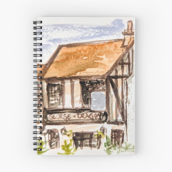 Item preview, Downe village pub in watercolour designed and sold by Art-By-Rosalind.