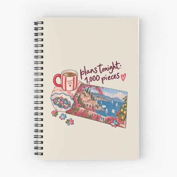 Item preview, Plans Tonight: 1,000 Pieces – Funny Puzzle Lover Design designed and sold by SnugbugStudios.