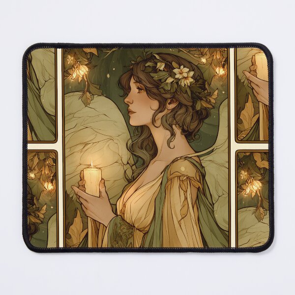 Item preview, Christmas angel card designed and sold by MendaciousMina.