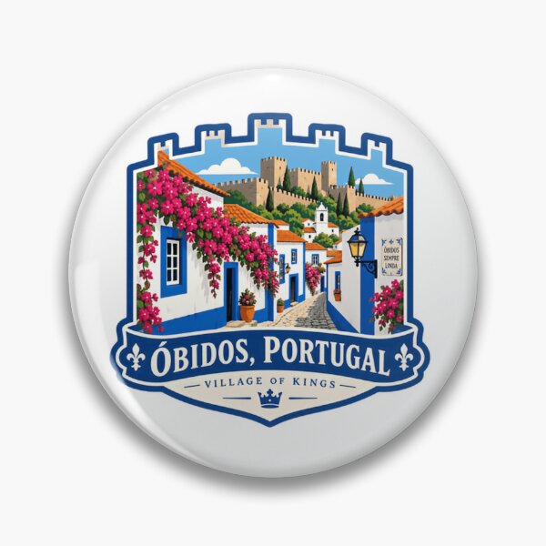 Item preview, Óbidos, Portugal Village Of Kings Traveler Souvenir designed and sold by Simsimah26Parks.