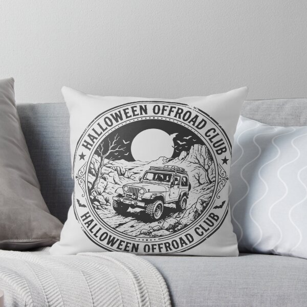 Item preview, Halloween Offroad Club Spooky Jeep Vintage Badge T-Shirt designed and sold by NUSA NIPA.