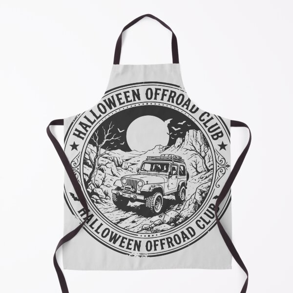 Item preview, Halloween Offroad Club Spooky Jeep Vintage Badge T-Shirt designed and sold by NUSA NIPA.