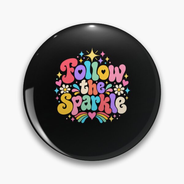 Item preview, Follow The Sparkle Positive Motivation Inspirational Whimsical designed and sold by HumansStuck12.