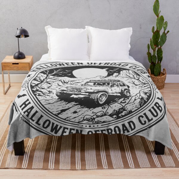 Item preview, Halloween Offroad Club Spooky Jeep Vintage Badge T-Shirt designed and sold by NUSA NIPA.