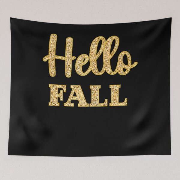 Item preview, Hello Fall Autumn Typography Design designed and sold by darriahad.