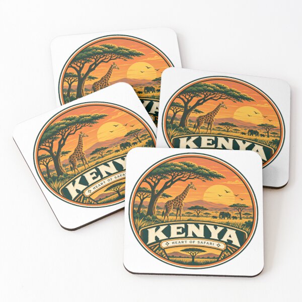 Item preview, Kenya Heart Of Safari African Wildlife Travel Explorer designed and sold by Simsimah26Parks.
