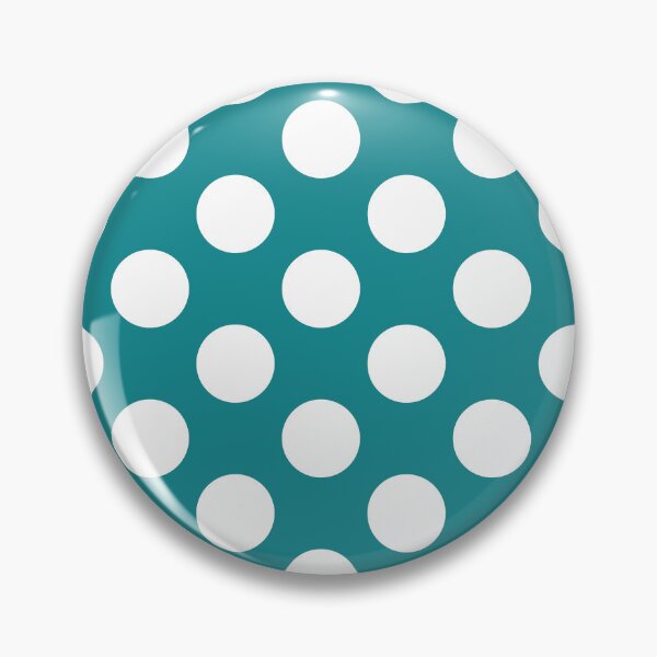 Item preview, Large white polka dots on teal designed and sold by Nolan6.