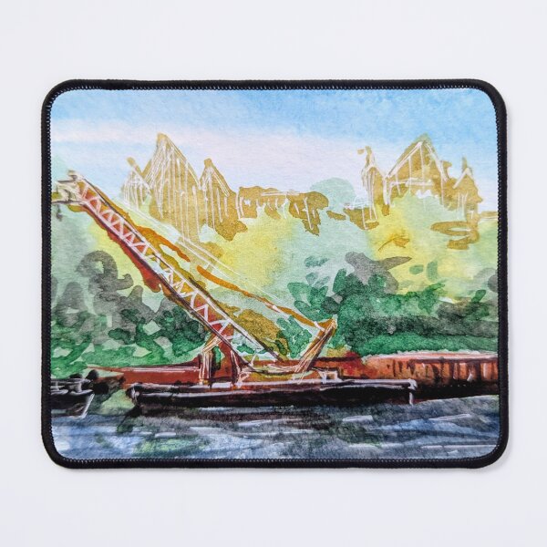 Item preview, London Thames barge designed and sold by Art-By-Rosalind.