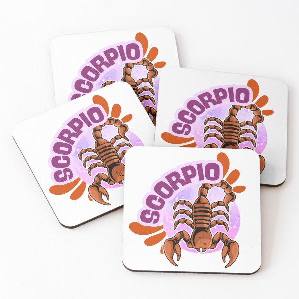 Item preview, Scorpio- orange & pink scorpion  designed and sold by priyankajustine.