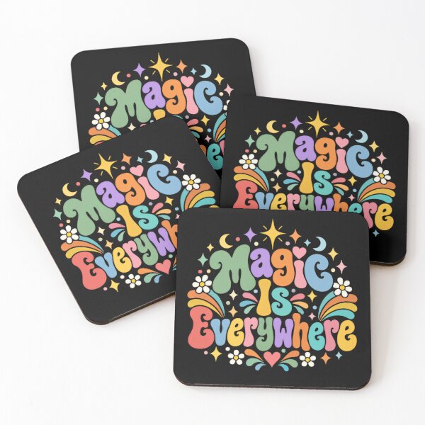 Item preview, Magic Is Everywhere Positive Optimism Retro 70s Good Vibes designed and sold by JonesFlora2025.