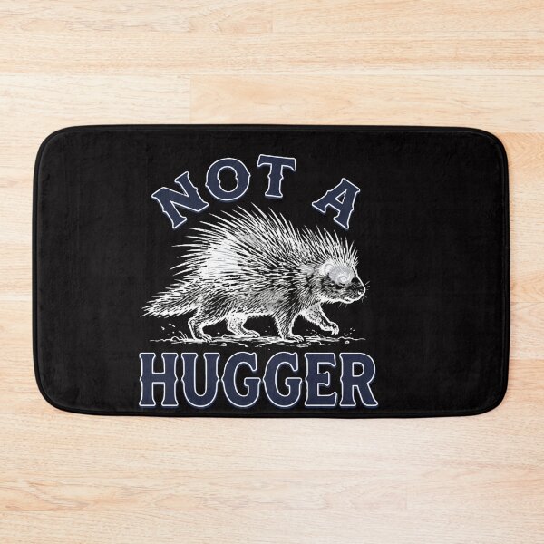 Item preview, Copy of Copy of Not A Hugger, Funny Porcupine, Antisocial Joke Vintage Style Funny designed and sold by w66aboo.