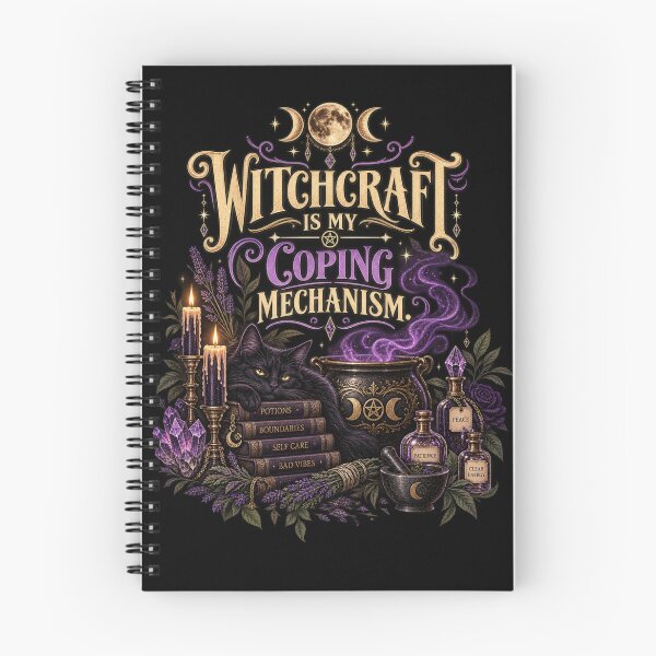 Item preview, Witchcraft is my Coping Mechanism. designed and sold by Velthorne Threads.