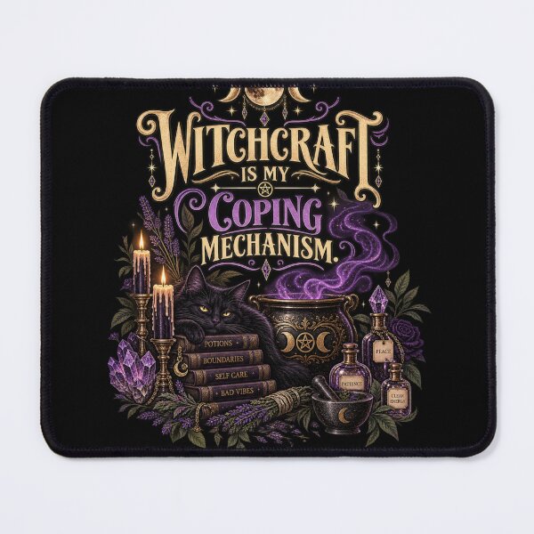Item preview, Witchcraft is my Coping Mechanism. designed and sold by Velthorne Threads.