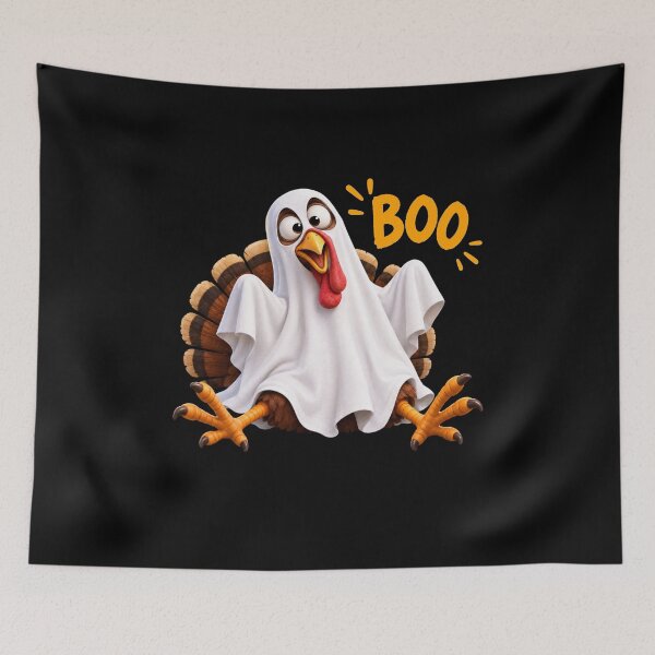 Item preview, Thanksgiving Ghost Turkey BOO designed and sold by TheEndDesign.