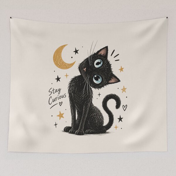 Item preview, Spooky Black Cat, Halloween Witch Cat, Vintage Halloween, Cute Gothic Cat, Funny Cat Lover Gift, Witchy Cat, Spooky Season designed and sold by Quiajia.