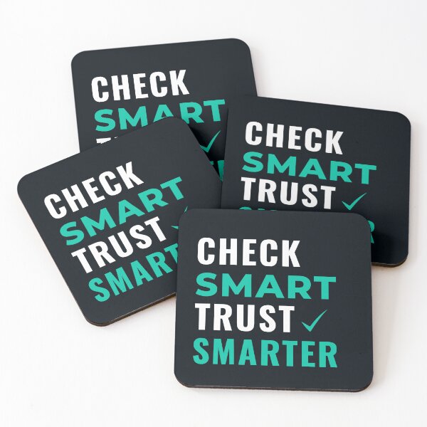 Artikelvorschau, Smart Trust Smarter prüfen – Smart Thinking Verifizierungsangebot Design entworfen und verkauft von FCA SIR MERCH .