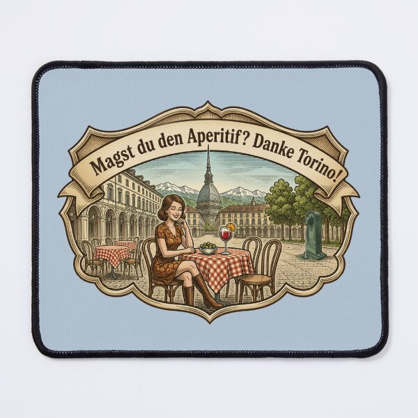 Item preview, Magst du den Aperitif ? Danke Torino ! designed and sold by Torinostalgia.