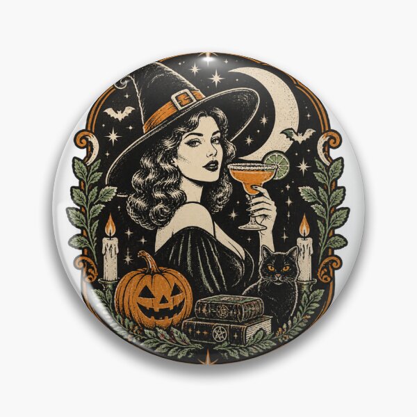 Item preview, Vintage Midnight Margaritas Retro Style Design Celebrating Women’s Practical Magic designed and sold by sKetch Art.co.