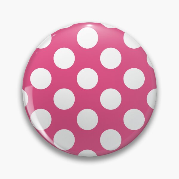 Item preview, Large white polka dots on pink designed and sold by Nolan6.